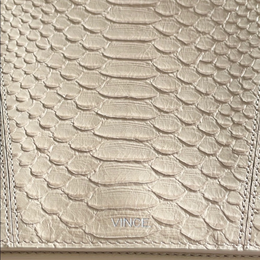 Vince Mod V Python-Embossed Crossbody Bag - image 6
